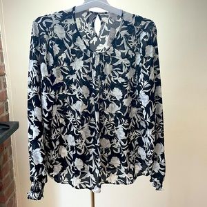 BRAND NWT JCrew Floral Blouse!